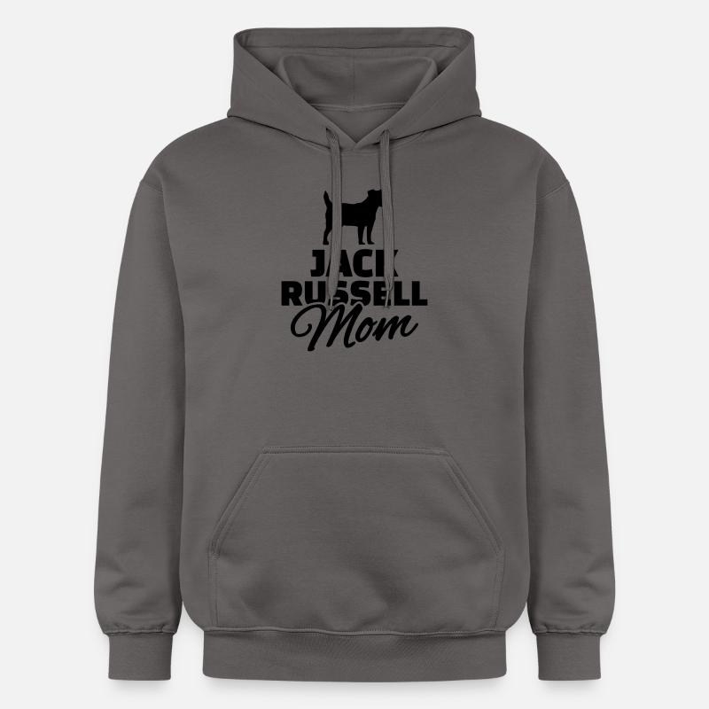 Jack Russel Mom - Sweat à capuche Softstyle® Gildan Unisexe - gris foncé