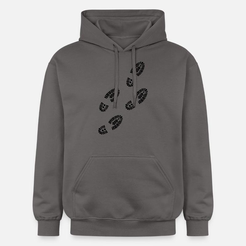 Pieds - Sweat à capuche Softstyle® Gildan Unisexe - gris foncé