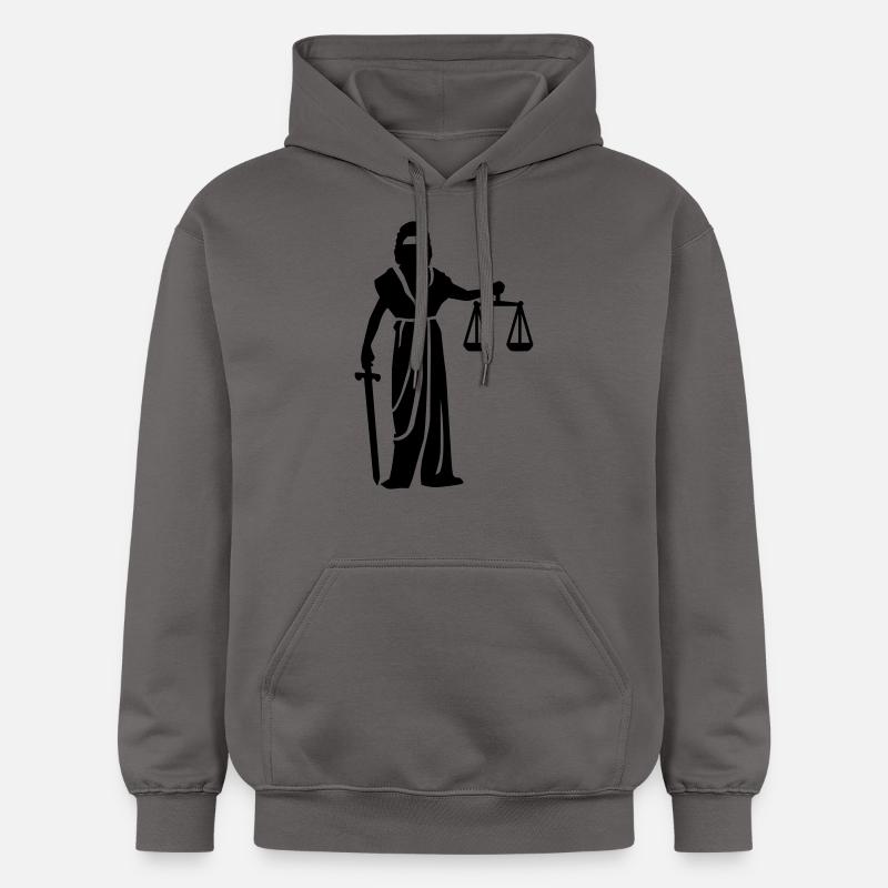 Gericht - Gildan Unisex Softstyle® Midweight Hoodie - Dunkelgrau