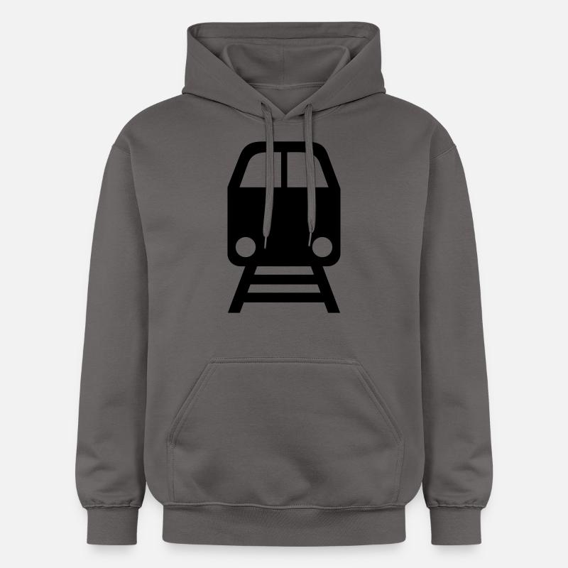 Train - Sweat à capuche Softstyle® Gildan Unisexe - gris foncé