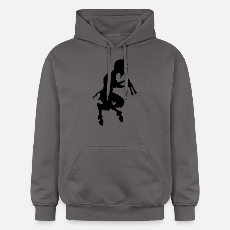 pan faune devil devil - Sweat à capuche Softstyle® Gildan Unisexe - gris foncé