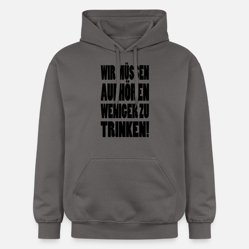 alcool - Sweat à capuche Softstyle® Gildan Unisexe - gris foncé