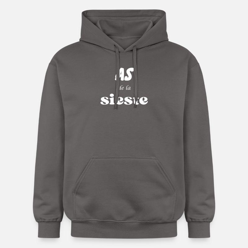 As de la sieste - Sweat à capuche Softstyle® Gildan Unisexe - gris foncé