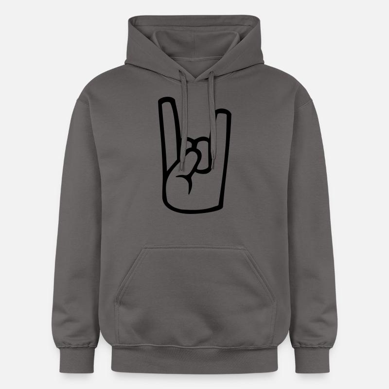 le rock and roll - Sweat à capuche Softstyle® Gildan Unisexe - gris foncé