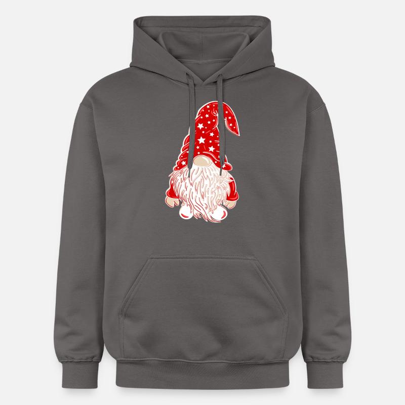 Nain de Noël Noël - Sweat à capuche Softstyle® Gildan Unisexe - gris foncé