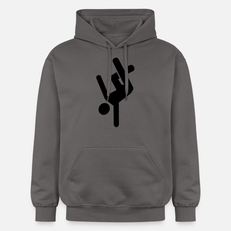 Breakdance - Sweat à capuche Softstyle® Gildan Unisexe - gris foncé