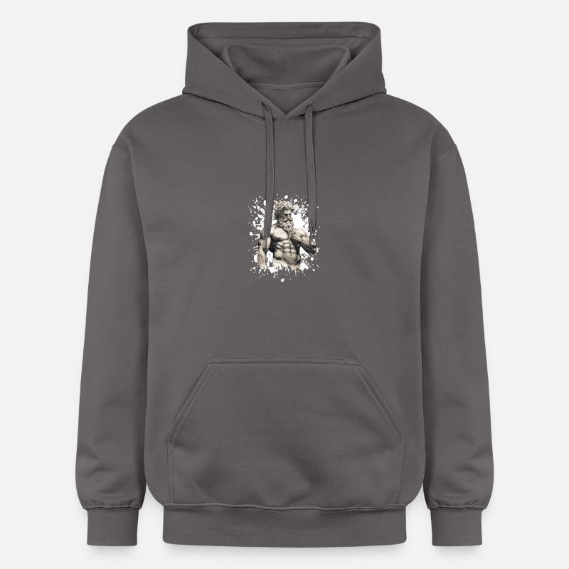 Gym de musculation - Sweat à capuche Softstyle® Gildan Unisexe - gris foncé