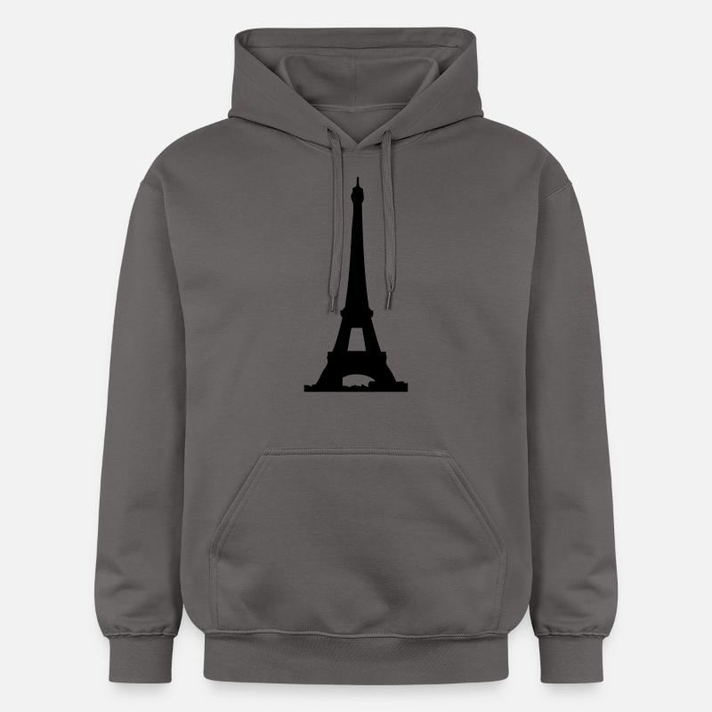eiffelturm - Sweat à capuche Softstyle® Gildan Unisexe - gris foncé