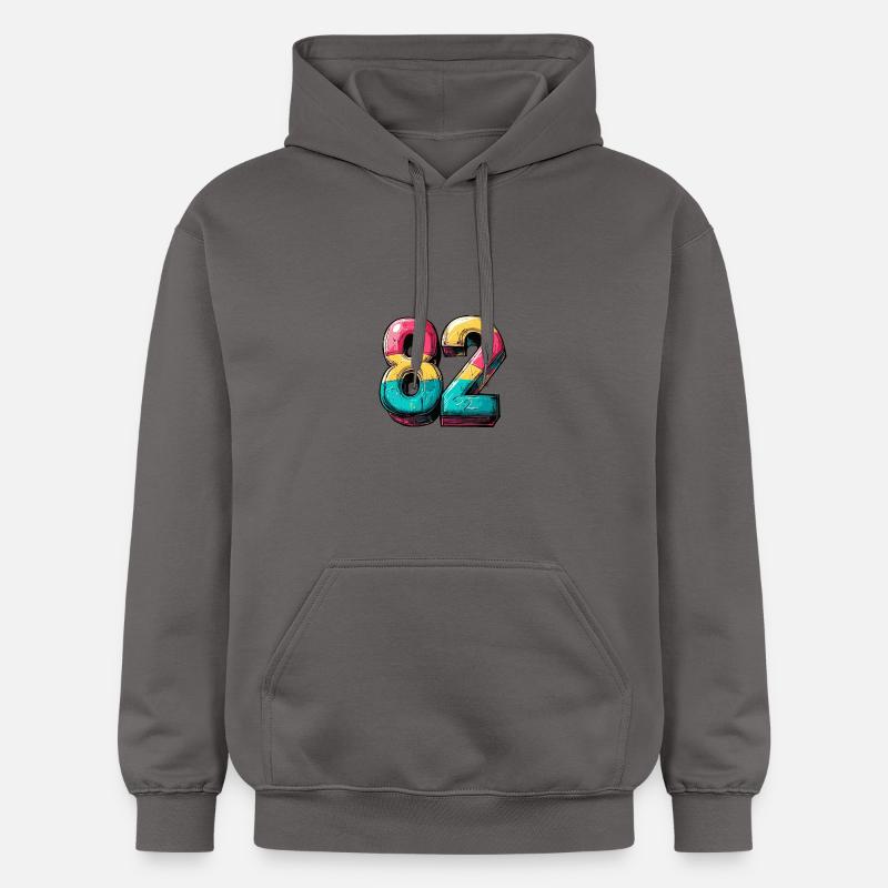 Bande dessinée 82 numéros - Sweat à capuche Softstyle® Gildan Unisexe - gris foncé