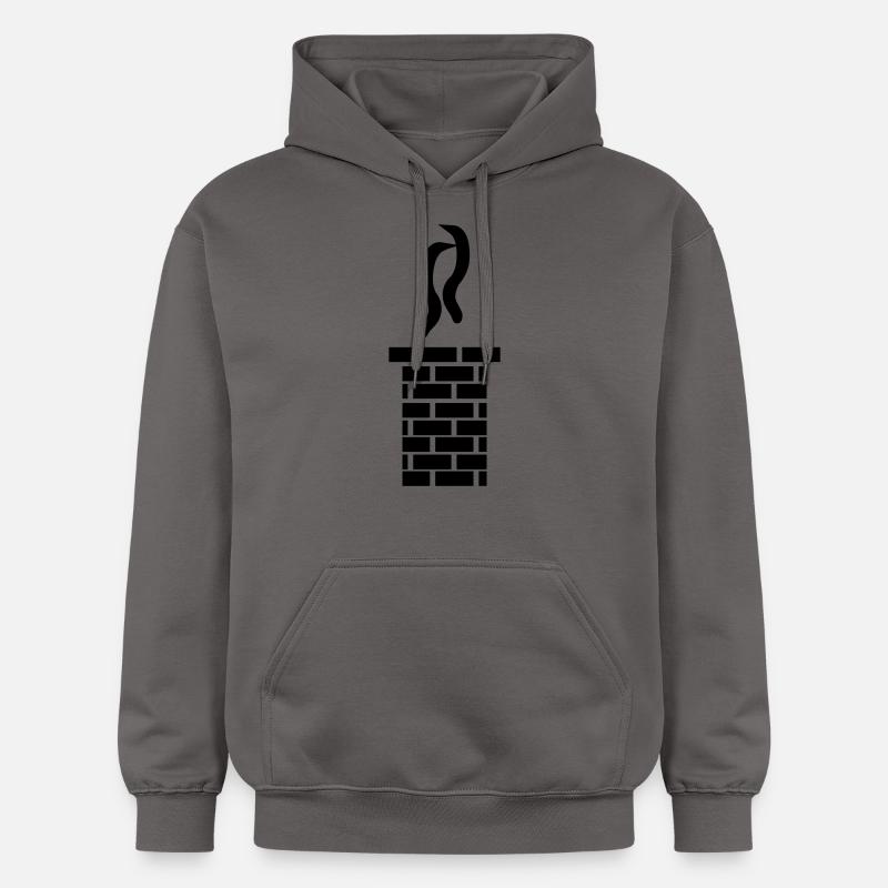 cheminée - Sweat à capuche Softstyle® Gildan Unisexe - gris foncé