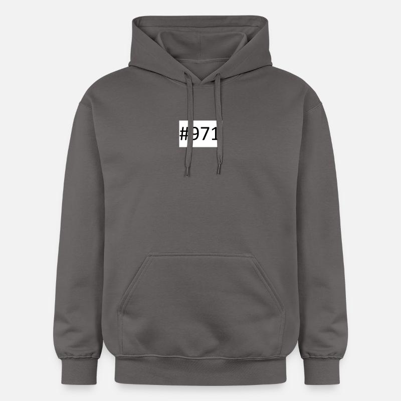 971 - Sweat à capuche Softstyle® Gildan Unisexe - gris foncé