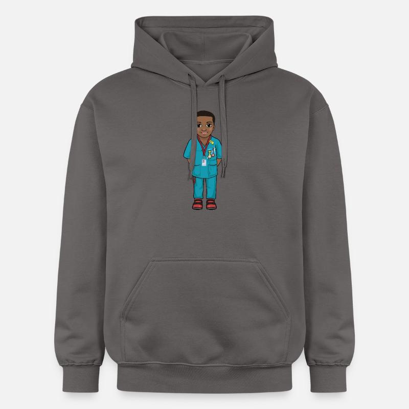 Uskan Gabriel - Sweat à capuche Softstyle® Gildan Unisexe - gris foncé