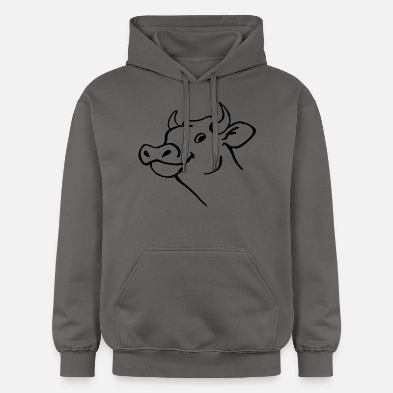 Kuh - Sweat à capuche Softstyle® Gildan Unisexe - gris foncé