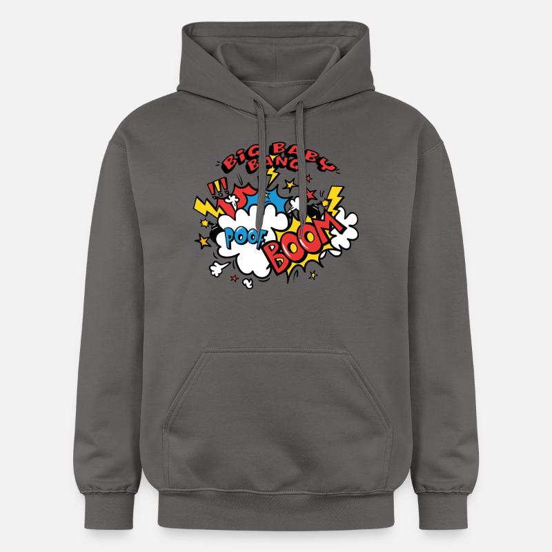 Baby Boom - Explosion - Naissance - Sweat à capuche Softstyle® Gildan Unisexe - gris foncé
