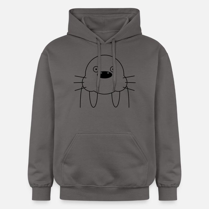 Morse - Sweat à capuche Softstyle® Gildan Unisexe - gris foncé