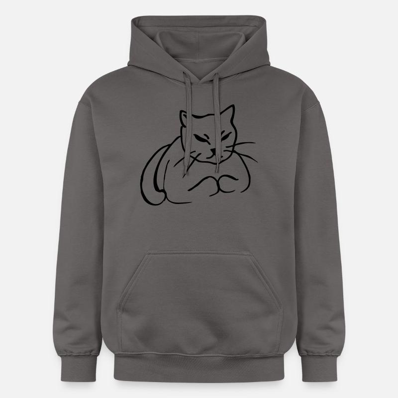 Griibi - Sweat à capuche Softstyle® Gildan Unisexe - gris foncé