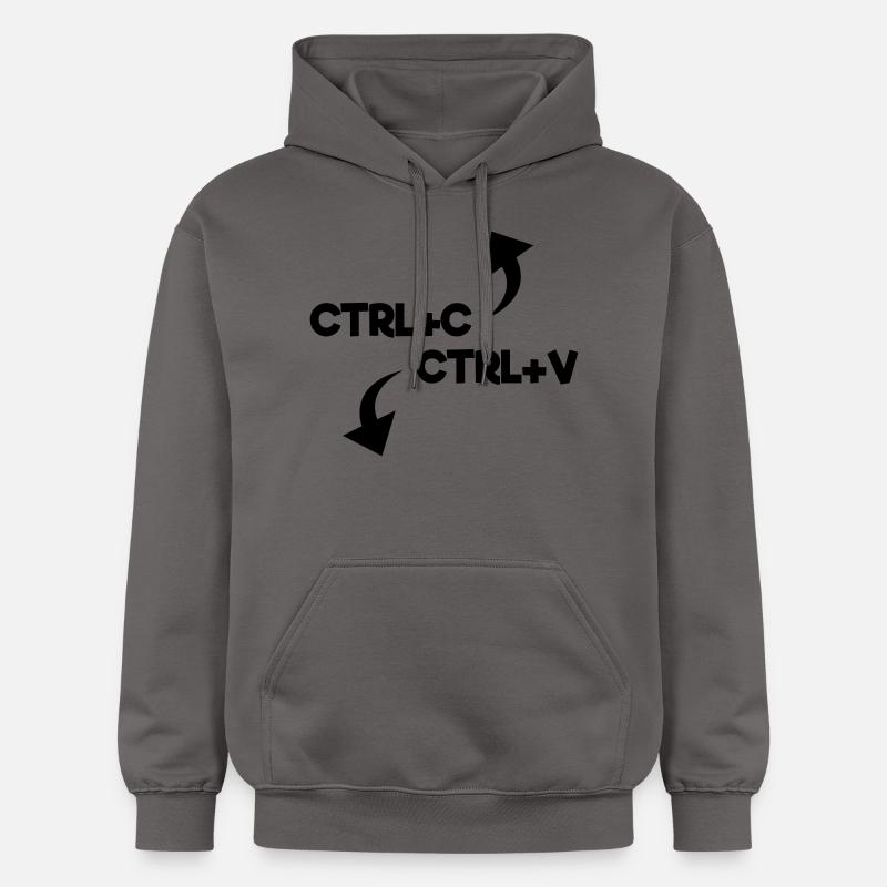 ctrl c ctrl v - Gildan Unisex Softstyle® Midweight Hoodie - Dunkelgrau