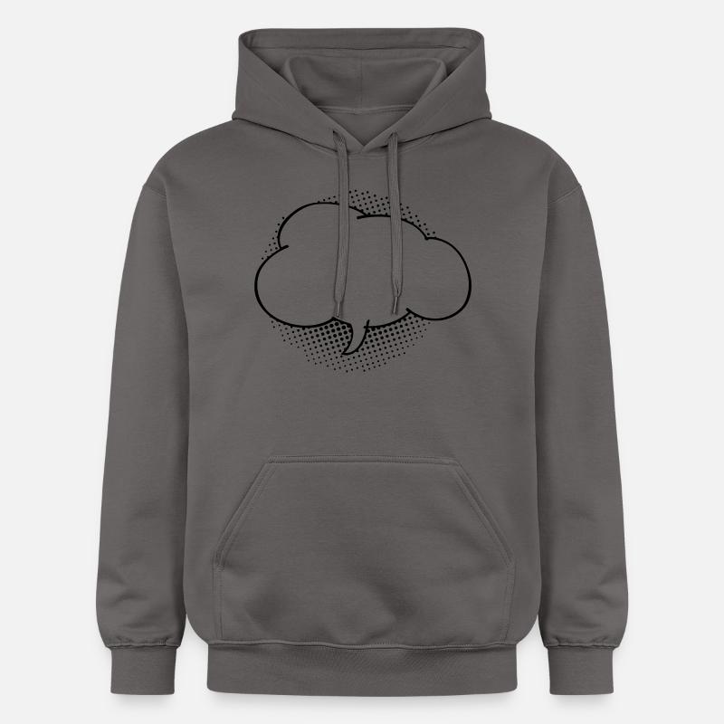 Bulle nuage - Sweat à capuche Softstyle® Gildan Unisexe - gris foncé