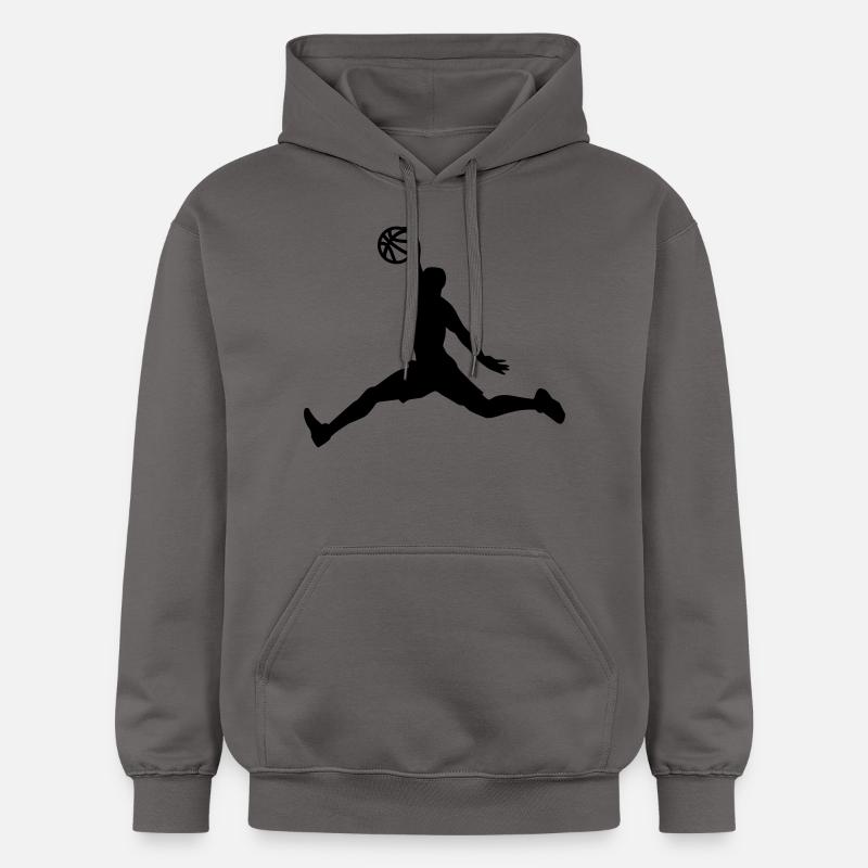 Basketball - Sweat à capuche Softstyle® Gildan Unisexe - gris foncé