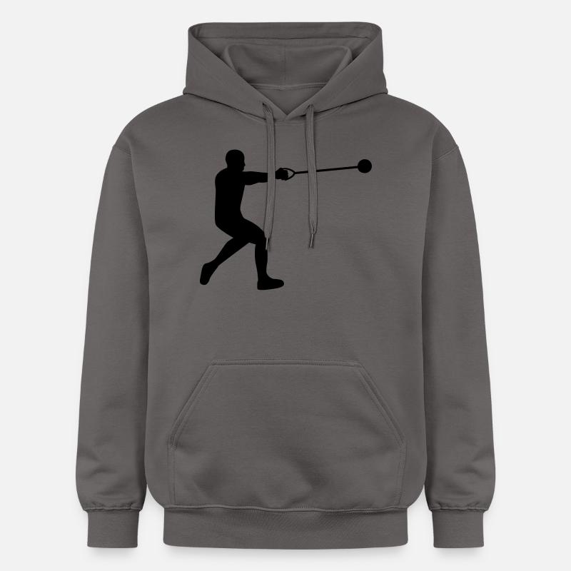 Lancer de marteau - Sweat à capuche Softstyle® Gildan Unisexe - gris foncé