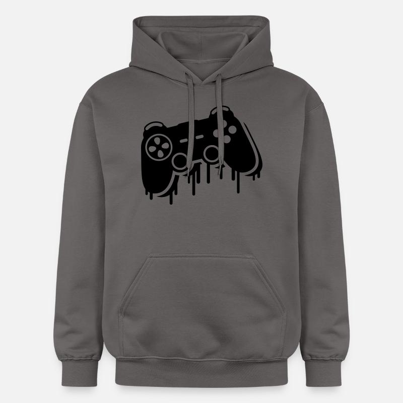 controller_graffiti_ce1 - Sweat à capuche Softstyle® Gildan Unisexe - gris foncé