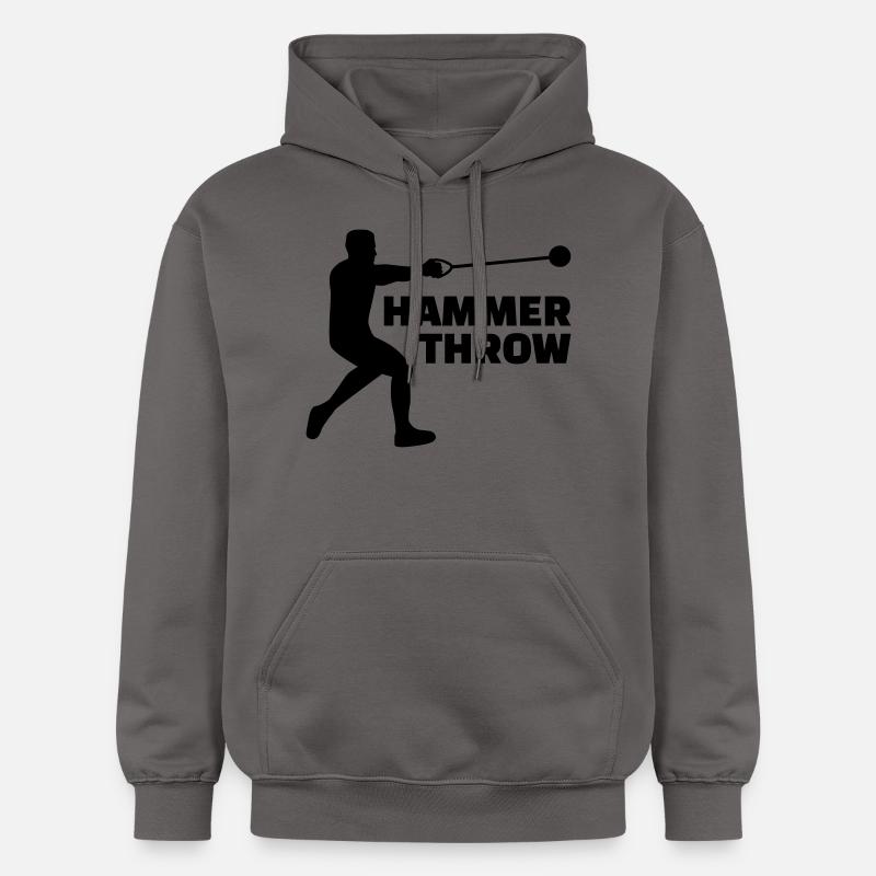 Hammer throw - Sweat à capuche Softstyle® Gildan Unisexe - gris foncé