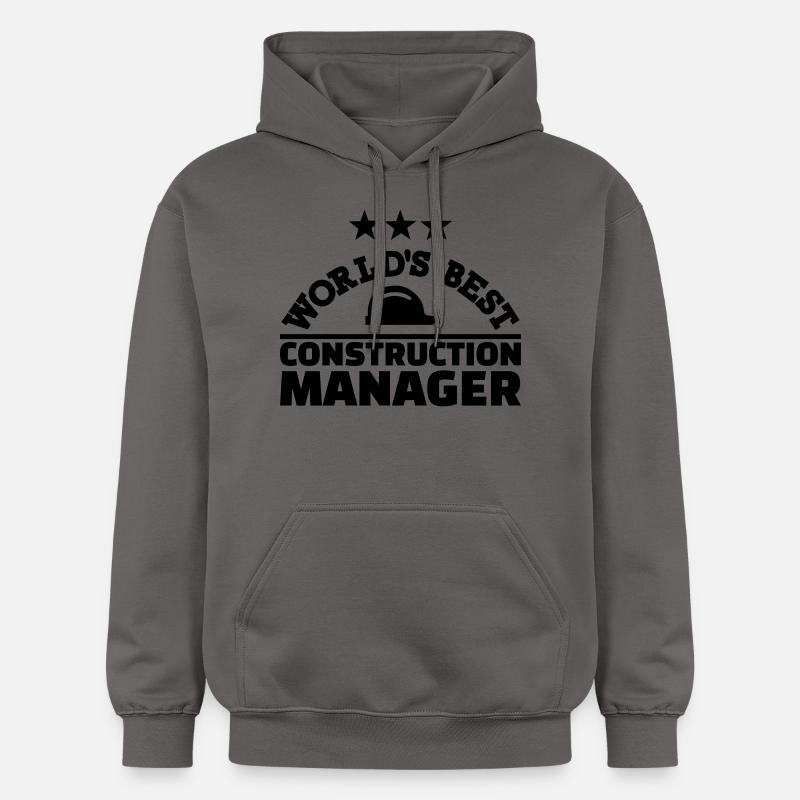 Construction manager - Sweat à capuche Softstyle® Gildan Unisexe - gris foncé