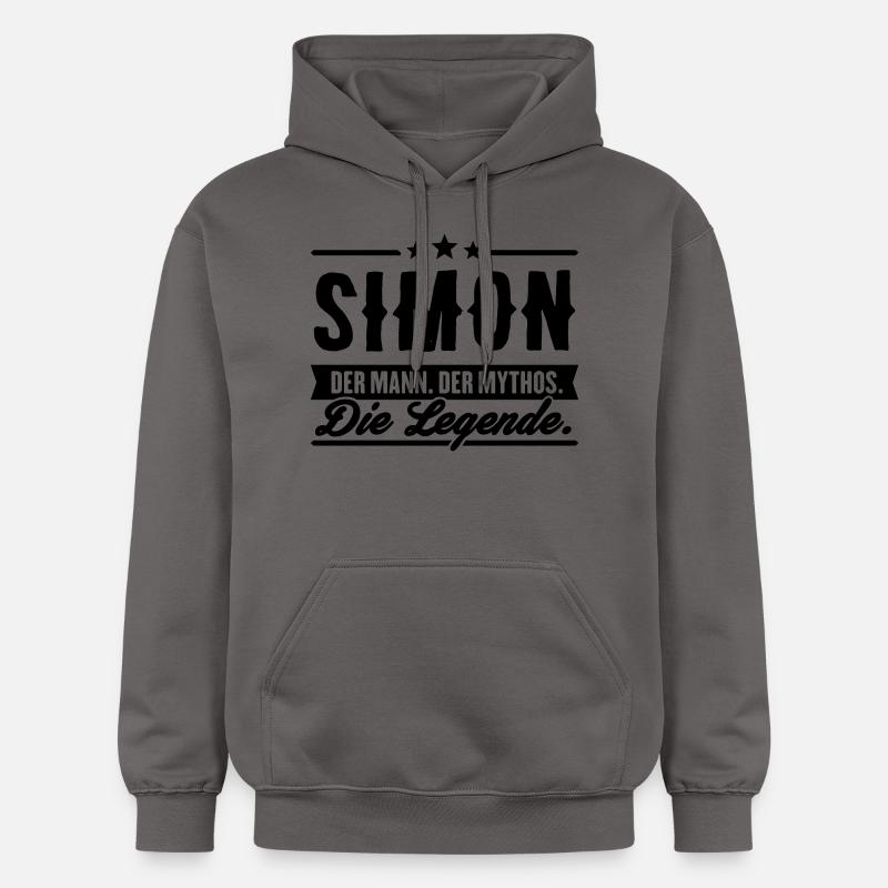 Man Myth Legend Simon - Sweat à capuche Softstyle® Gildan Unisexe - gris foncé