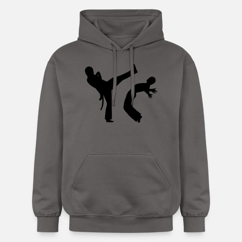 Capoeira - Sweat à capuche Softstyle® Gildan Unisexe - gris foncé