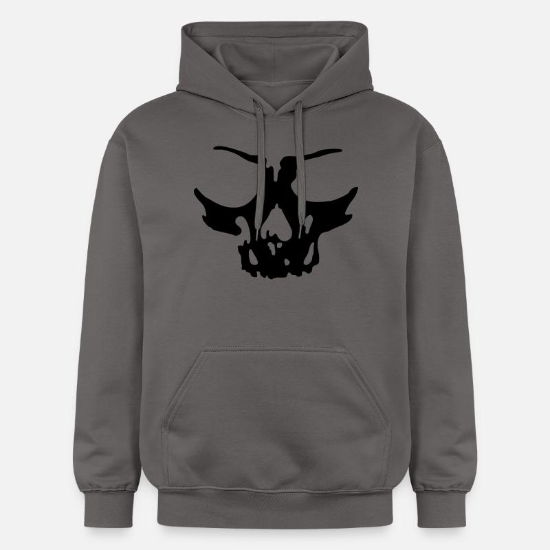 skull - Sweat à capuche Softstyle® Gildan Unisexe - gris foncé