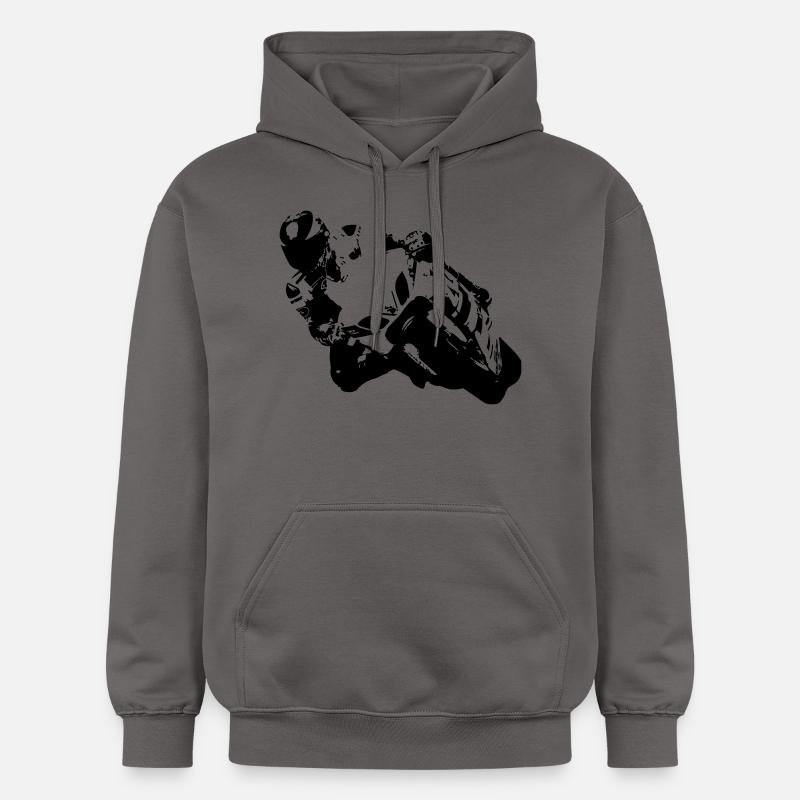 Biker - Sweat à capuche Softstyle® Gildan Unisexe - gris foncé
