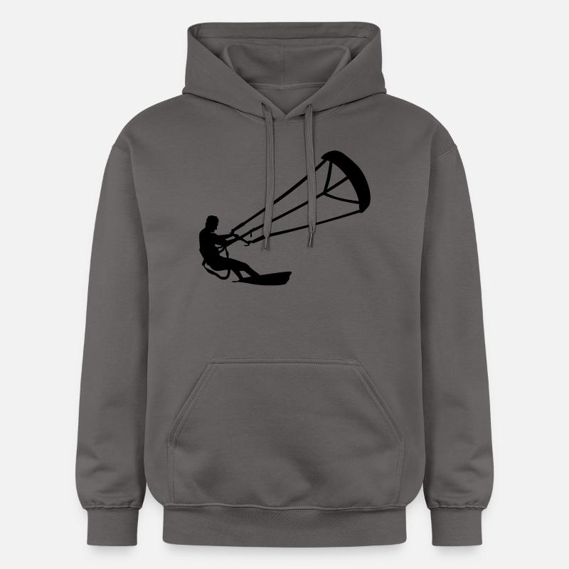 Kitesurf - Sweat à capuche Softstyle® Gildan Unisexe - gris foncé