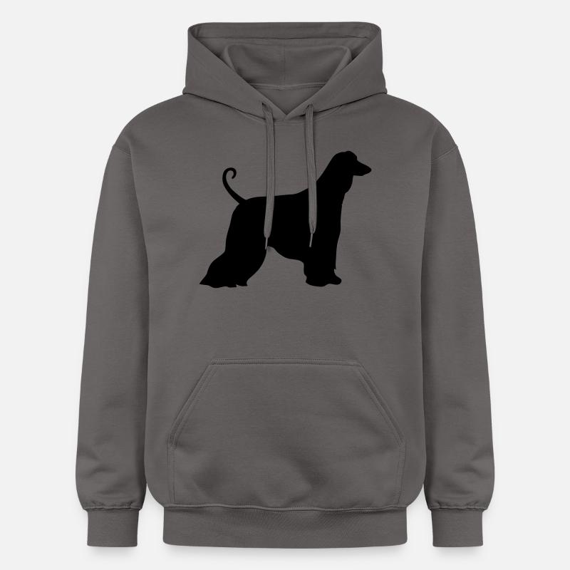 Afghan Hound - Sweat à capuche Softstyle® Gildan Unisexe - gris foncé
