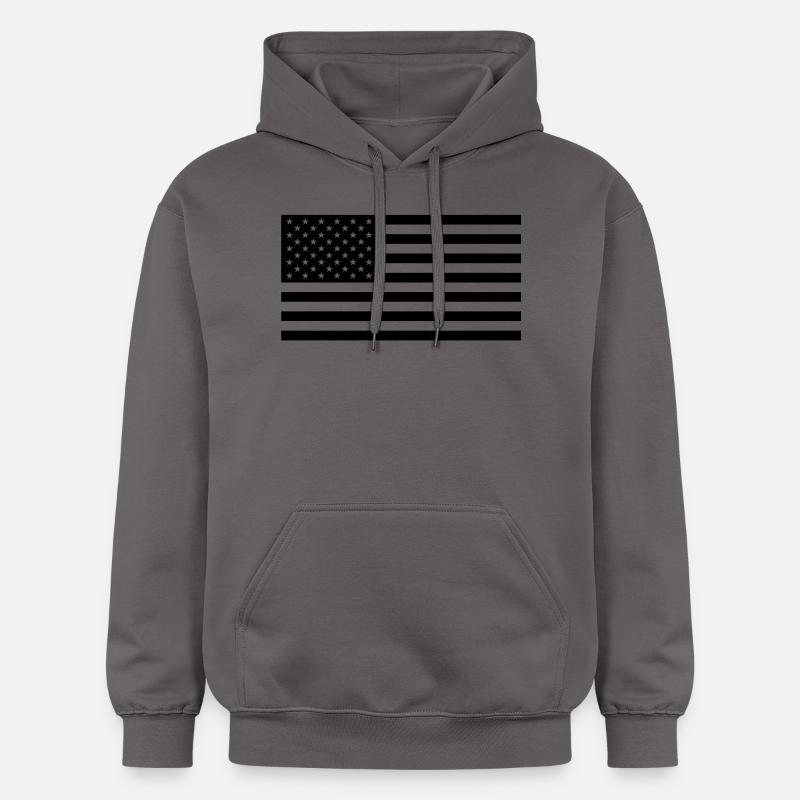 drapeau des etats unis - Sweat à capuche Softstyle® Gildan Unisexe - gris foncé