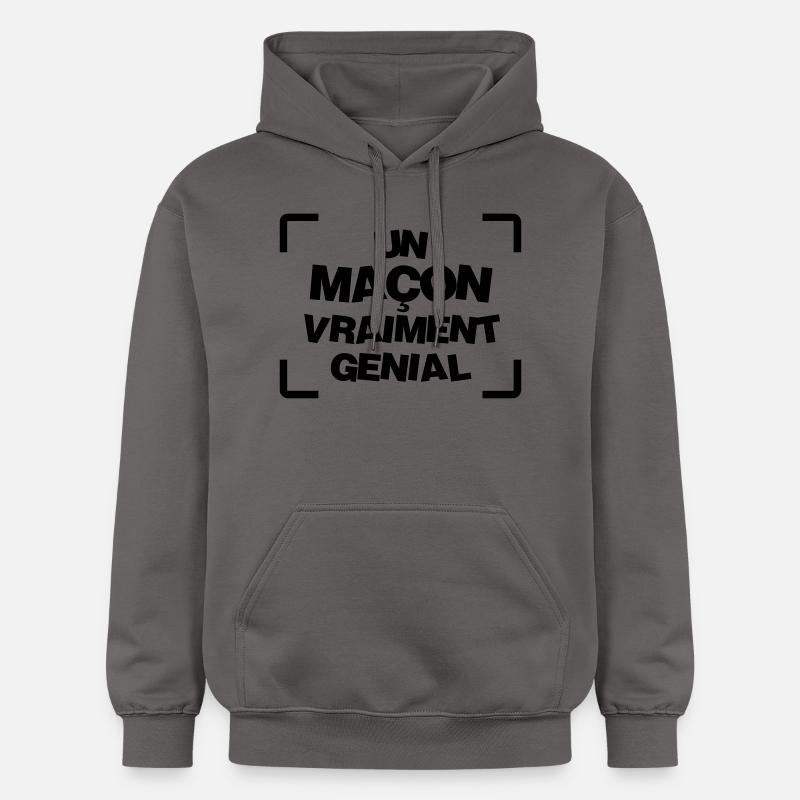 Maçon / Maçonnerie / Maconnerie / Macon - Sweat à capuche Softstyle® Gildan Unisexe - gris foncé