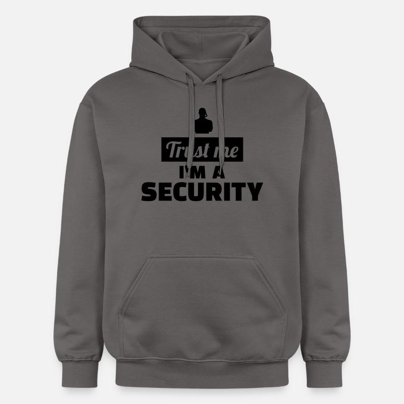 Security - Sweat à capuche Softstyle® Gildan Unisexe - gris foncé