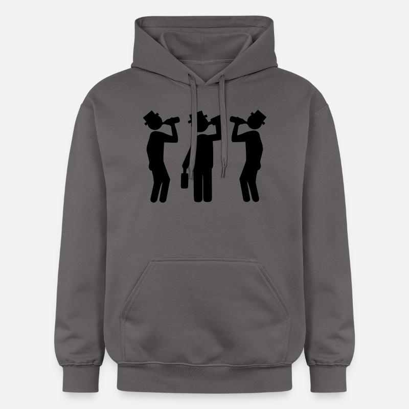 Drinking Team - Gildan Unisex Softstyle® Midweight Hoodie - Dunkelgrau