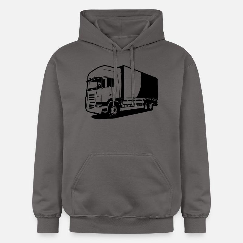 Camion camion normale - Sweat à capuche Softstyle® Gildan Unisexe - gris foncé