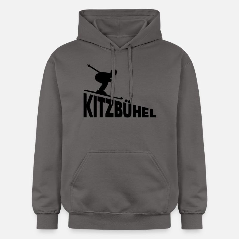 Kitzbühel - Sweat à capuche Softstyle® Gildan Unisexe - gris foncé