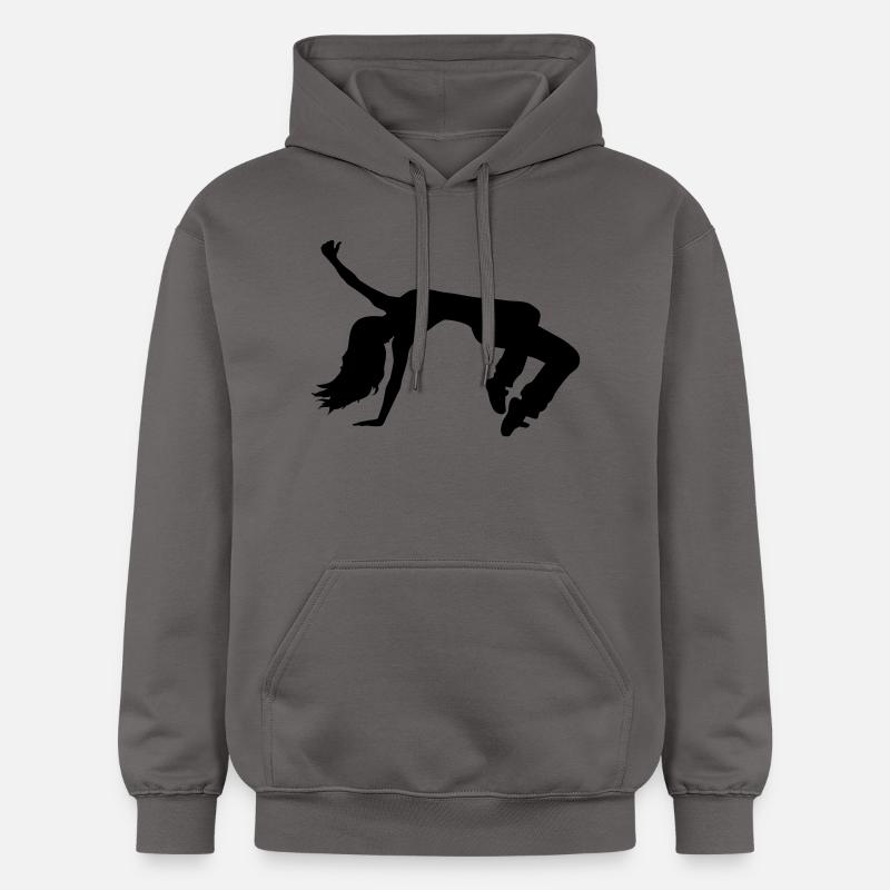 Breakdance - Sweat à capuche Softstyle® Gildan Unisexe - gris foncé