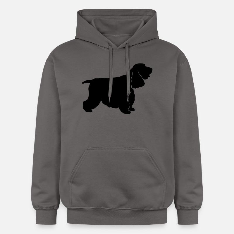 Cocker Spaniel - Sweat à capuche Softstyle® Gildan Unisexe - gris foncé