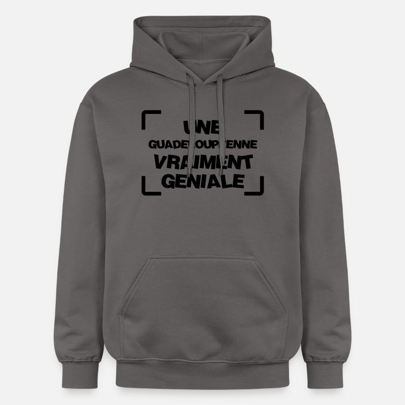 Guadeloupe / Gwadloup / Guadeloupéen / 971 - Sweat à capuche Softstyle® Gildan Unisexe - gris foncé