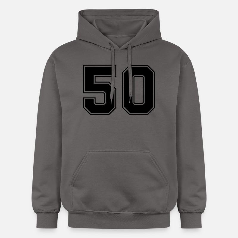 50 - Sweat à capuche Softstyle® Gildan Unisexe - gris foncé