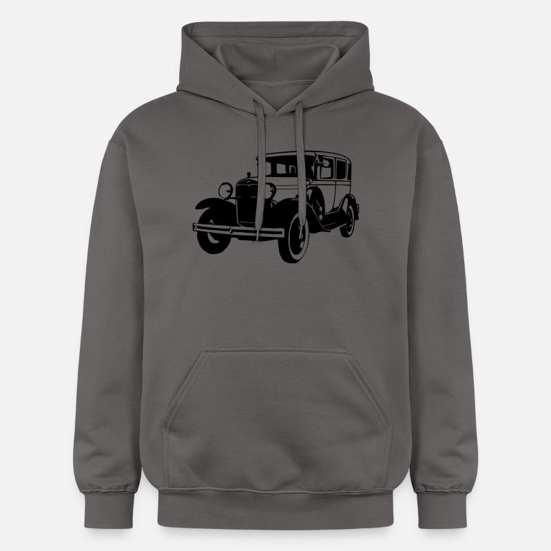 Ford Oldtimer - Sweat à capuche Softstyle® Gildan Unisexe - gris foncé