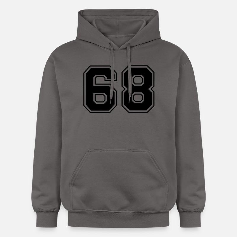 68 - Sweat à capuche Softstyle® Gildan Unisexe - gris foncé