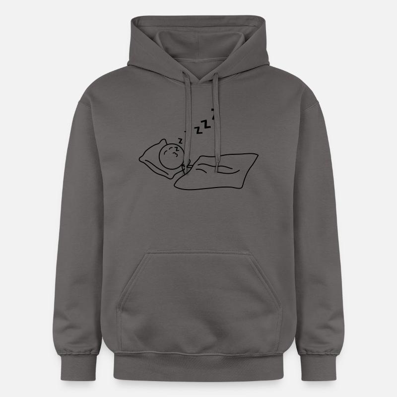 Sleeping - Sweat à capuche Softstyle® Gildan Unisexe - gris foncé