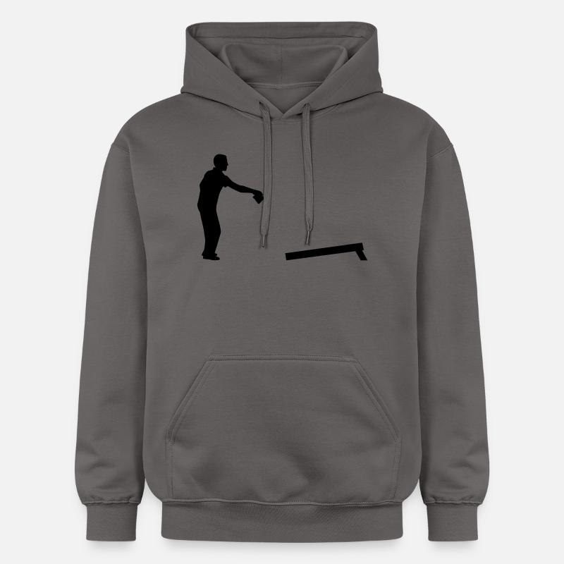 Cornhole - Sweat à capuche Softstyle® Gildan Unisexe - gris foncé