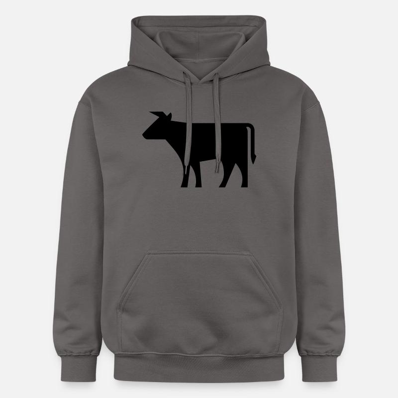 vache - Sweat à capuche Softstyle® Gildan Unisexe - gris foncé