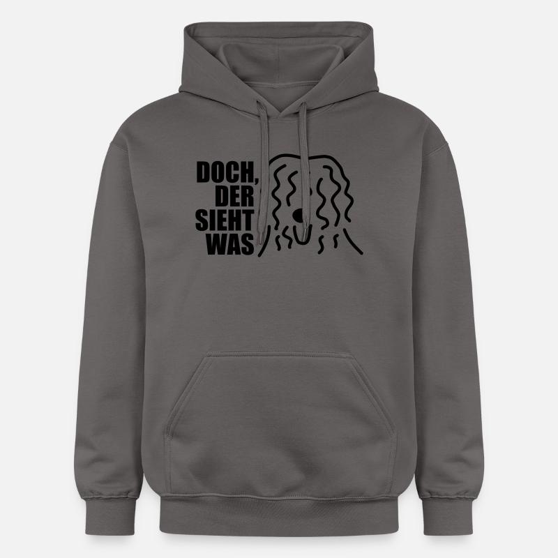 Doch der sieht was - Gildan Unisex Softstyle® Midweight Hoodie - Dunkelgrau