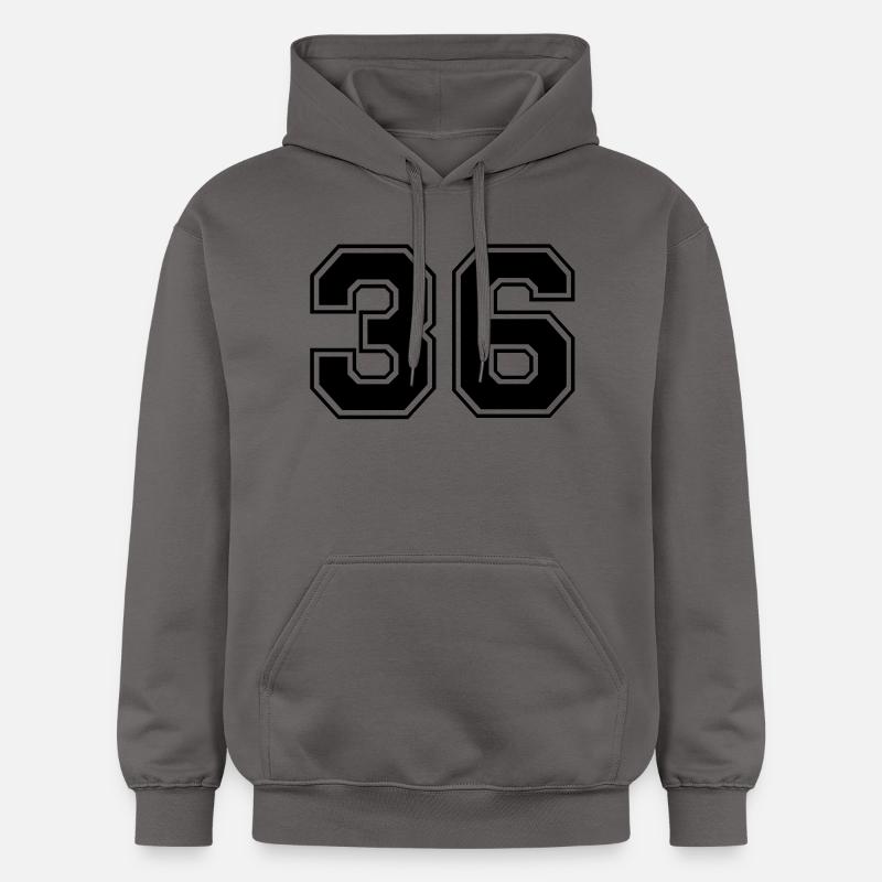 36 - Sweat à capuche Softstyle® Gildan Unisexe - gris foncé